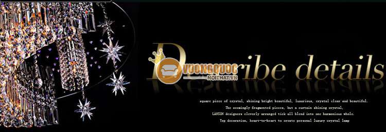 Đèn ốp trần pha lê thiết kế trăng sao cực đẹp CM103-12